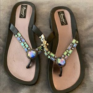 Rhinestone sandals